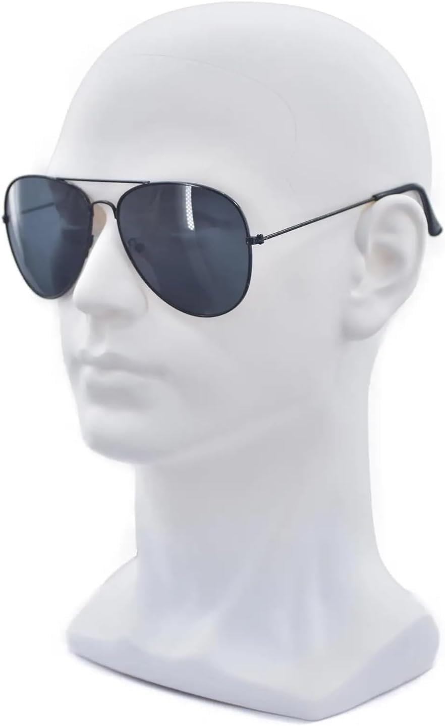 CONGRUI Male Mannequin Head White Photography Prop For Hairpiece Earrings Cap Headphones