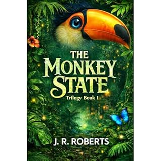 The Monkey State Audiolibro Por J. R. Roberts arte de portada