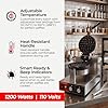 Superior Kitchen Commercial Belgian Waffle Maker, Stainless Steel Waffle Iron with Non-Stick Coating, Rotating Flip Design, Heat-Resistant Handle, Adjustable 122℉/50℃ to 482℉/250℃ Range, 1200W #2