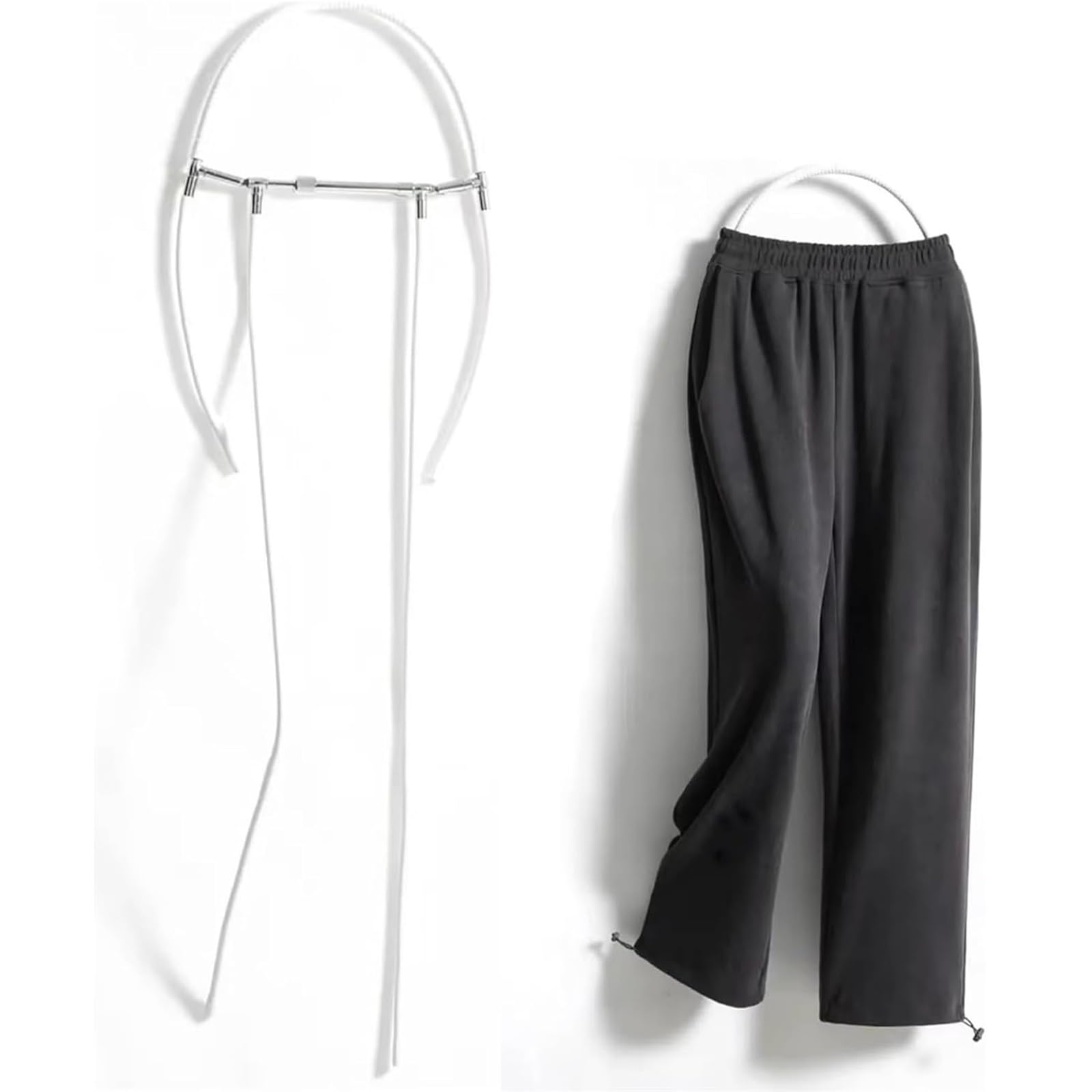 YXZQLOZ Metal mannequin clothing display rack, photography mannequin display rack, adjustable waist and legs, fashionable trouser mannequin.