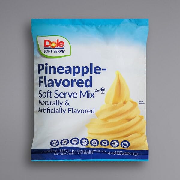 Soft Serve Mix, Lactose Free, Dairy free, Vegan, Gluten Free, 4.4 lb Bag By Magic Market (Pineapple)
