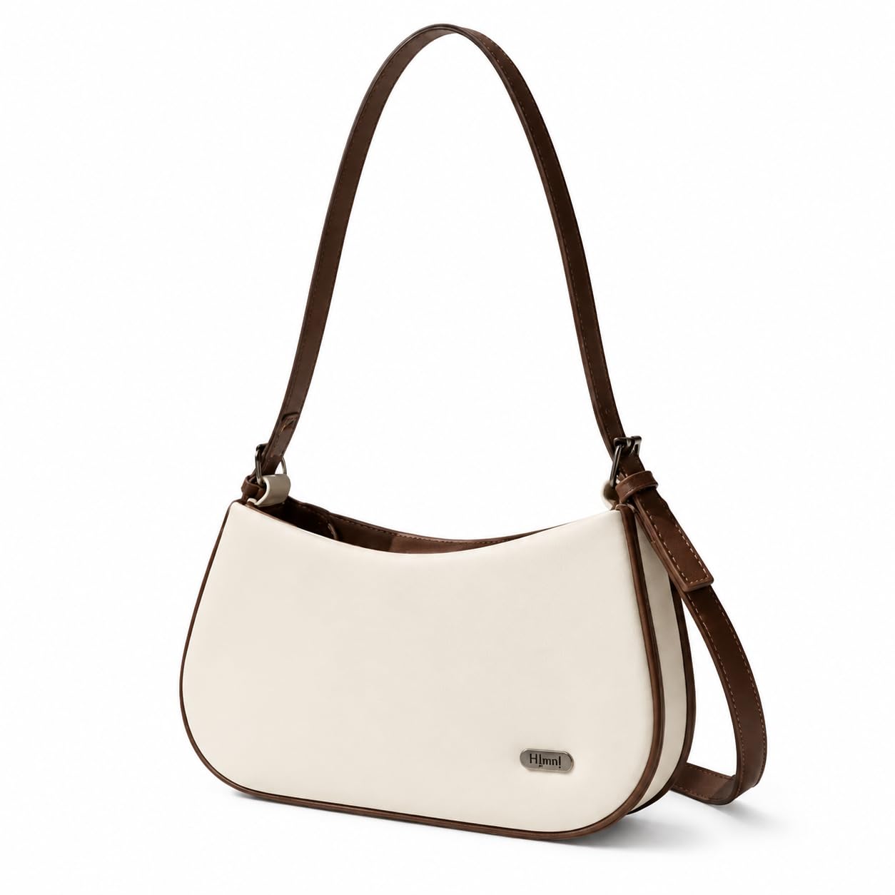 Women's Shoulder Bag for Women | Premium PU Leather Crescent Hobo Handbag | Adjustable Strap | Lightweight Stylish Purse | Spacious Everyday Tote for Office, Shopping & Travel | Cream Brown-picture-47