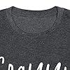 Grammy Est. 2021 T-Shirt Women Letter Print Funny Tee Shirts Short Sleeve Casual Tops Dark Grey