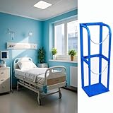 Sauerstoffflaschenständer für Krankenhausstationen – Robuster Gasflaschenhalter, 24 cm Durchmesser, verstärkte Halterung mit Kippschutz, ideal für die sichere Lagerung von Sauerstoffflaschen