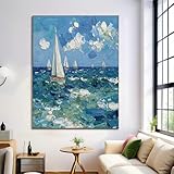 Design unico e decorativo: questo poster Onde oceaniche barche vela aggiunge un tocco artistico ed elegante alla tua casa. I motivi di Dipinto olio paesaggio marino montagne, foreste, mare o tramonti naturali creano un senso di tranquillità e armonia visiva, mentre lo stile paesaggio moderno e minimalista riflette un gusto raffinato e personale. Perfetto per arricchire pareti vuote con una decorazione murale paesaggio naturale che rende l’ambiente più accogliente e rilassante.