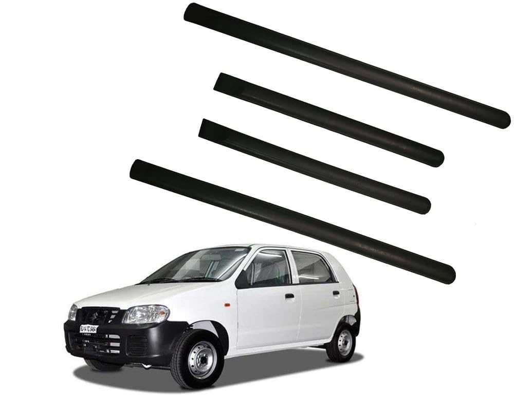 ABS Plastic Car Door Side Beading Moulding Compatible with Alto Old Set of 4 Pieces-image-45