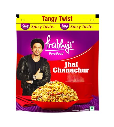 Image of Prabhuji Pure Food Jhal Chanachur Tangy Twist Namkeen 900g | Spicy & Zesty Bengali Snack Mix with Crunchy Sev, Peanuts & Traditional Spices | Perfect Tea-Time Munch, Party Snack & Anytime Craving Fix