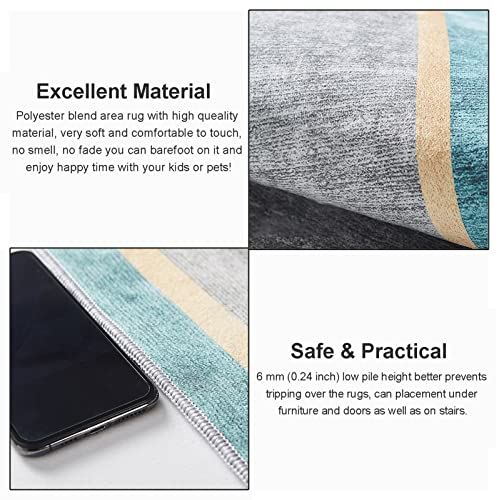Alfombra lavable para pasillo y cocina, el toque vintage perfecto para tu oficina en casa 3
