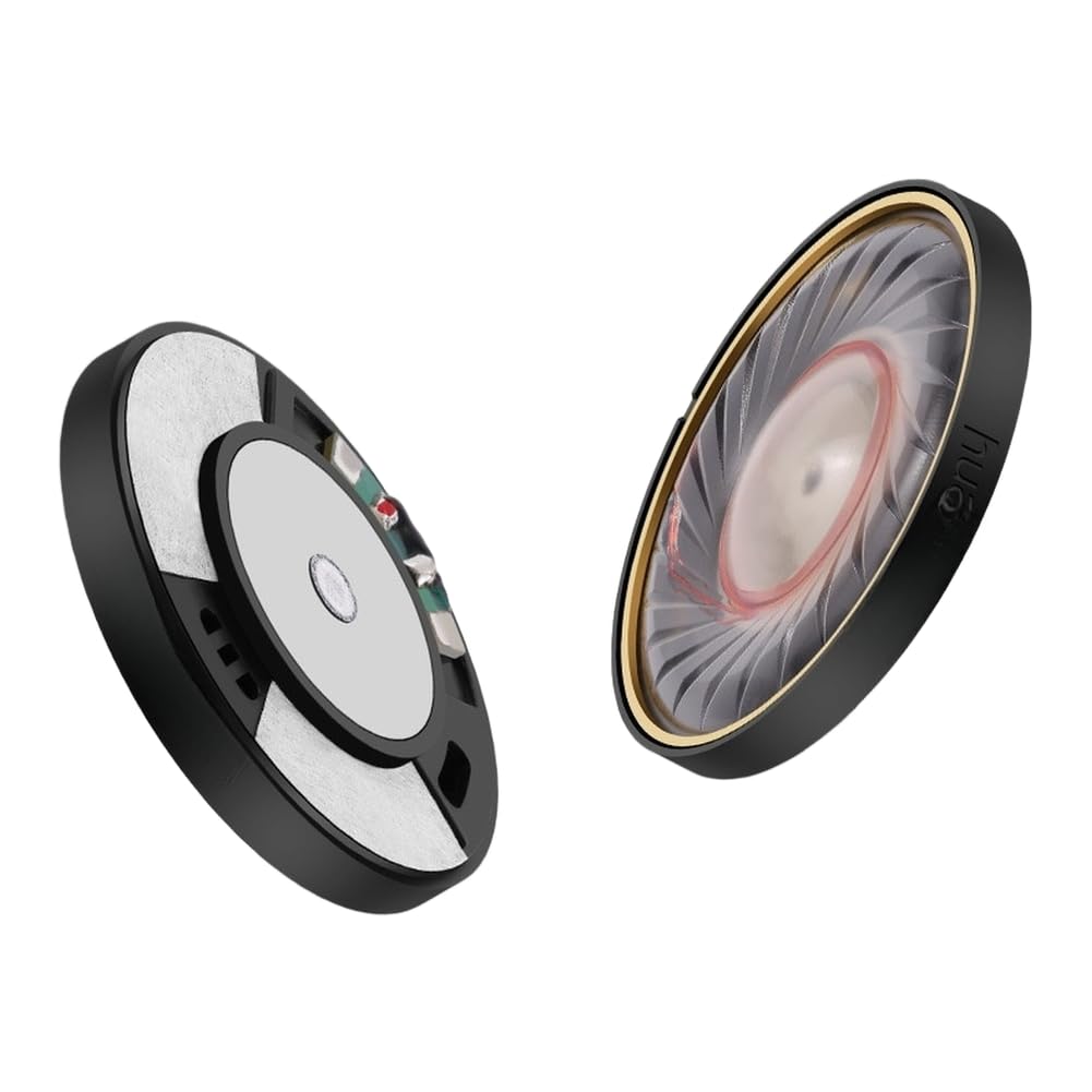 Cuffie professionali da studio DJ da 40 mm con diaframma di carta, bassi alti e voce chiara per mixaggio musicale, nero