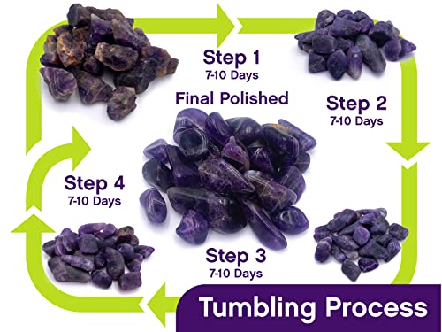 Wirejewelry Double Barrel Rock Tumbler With (2) 3 Pound Capacity Drums #TOP4