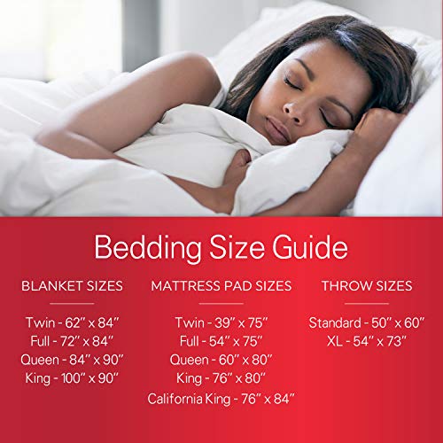 Sunbeam Msu5Cqs-S000-12A00 Mattress Pad, King (76 X 80 Inch), White #TOP4
