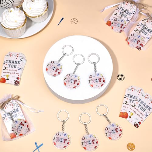 Image of Party Favors Theme Baby-Shower Keychain Set