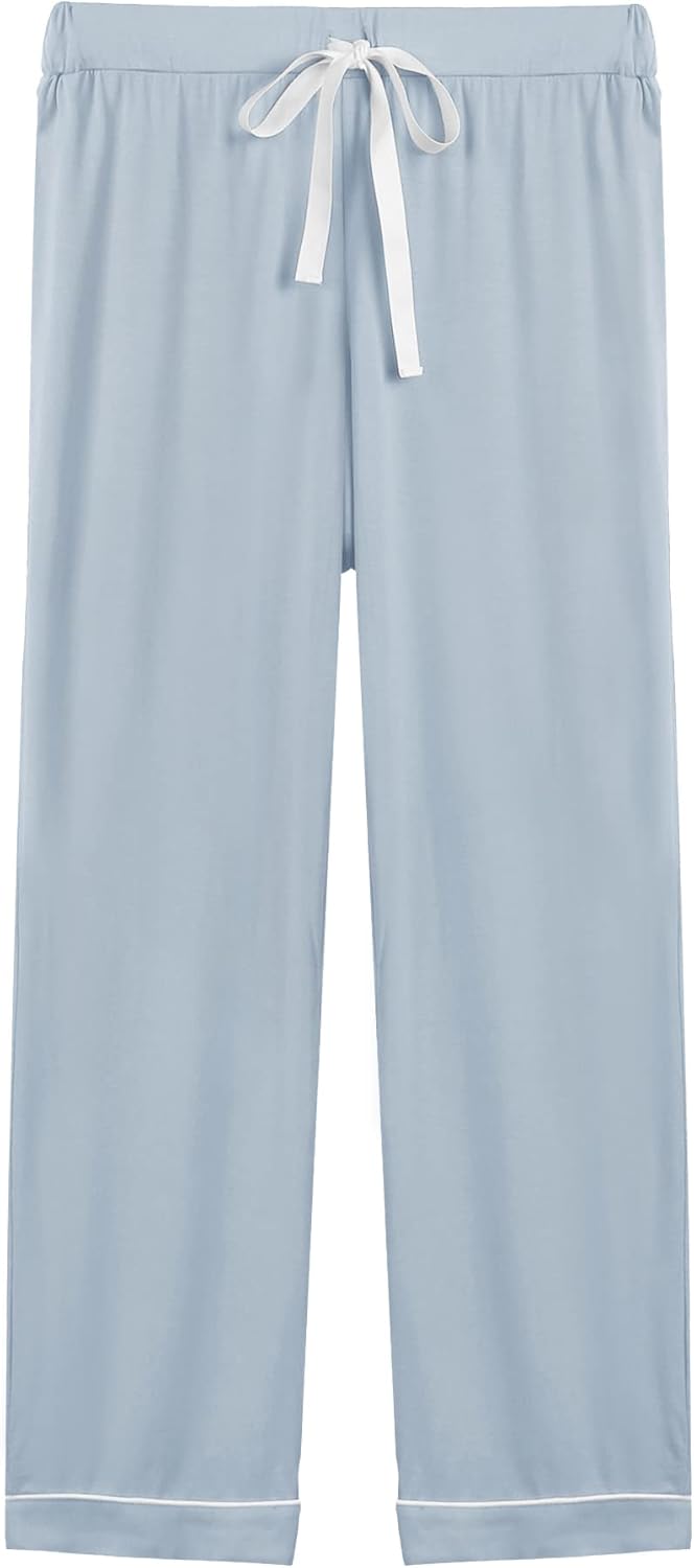 Cherrydew Women Bamboo Viscose Pajama Sets Super Soft Comfy Breathable Cooling Sleepwear Long Sleeve Button Down Loungewear - Image 4