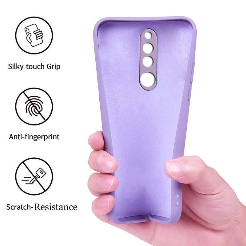 Image of A rtistque Back Cover Case for Xiaomi Redmi 8 with Camera Protection | Shockproof TPU | Stylish Protective Design | Slim Fit | Ultra Matte | Xiaomi Redmi 8 Back Cover - Purple
