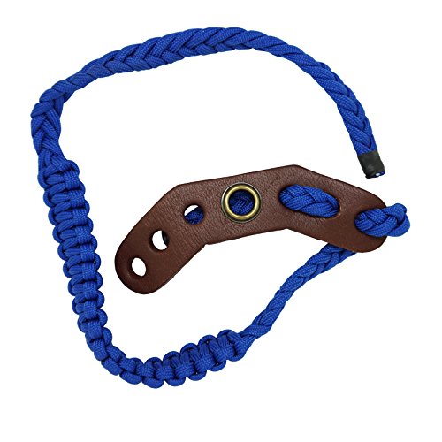 JKWHSBHKDQ Safari Choice Archery Durable One Color Leather Braided Bow Sling, Blue