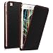 Produktbild kwmobile Apple iPhone 6 / 6S Hülle - Handyhülle für Apple iPhone 6 / 6S - Schwarz Rot - Handy Case Flip Schutzhülle