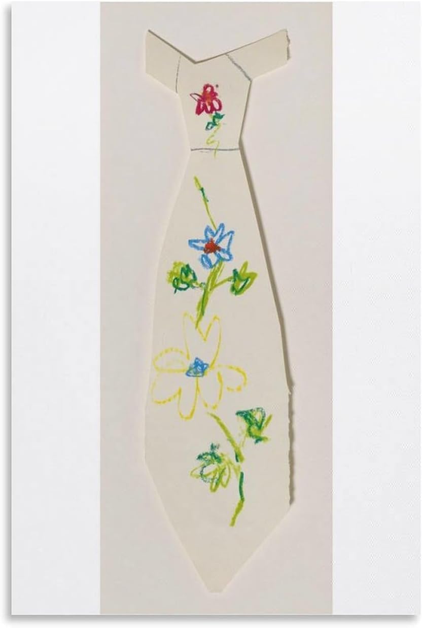 Matvsd Kohecs Tie With Flowers by Pablo Picasso Canvas Painting Aesthetic Wall Art Pablo Picasso Poster and Prints for Office Decor Picture 30x45cm Frameless