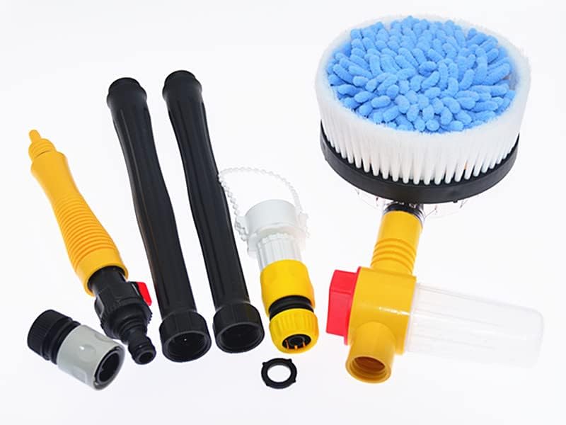 Miniatura 2 de Cepillo giratorio para lavado de coches, cepillo de espuma de alta presión para coche, manguera de esponja automática giratoria para lavar con taza