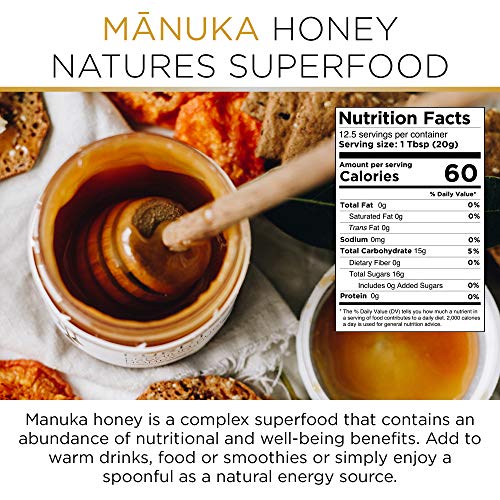 Puriti Manuka Honey Mgo 300+ / Umf 10+ | 100% Pure Genuine Raw Manuka Honey | 8.8 Oz / 250G | Harvested, Tested, Certified And Packed In New Zealand #TOP4