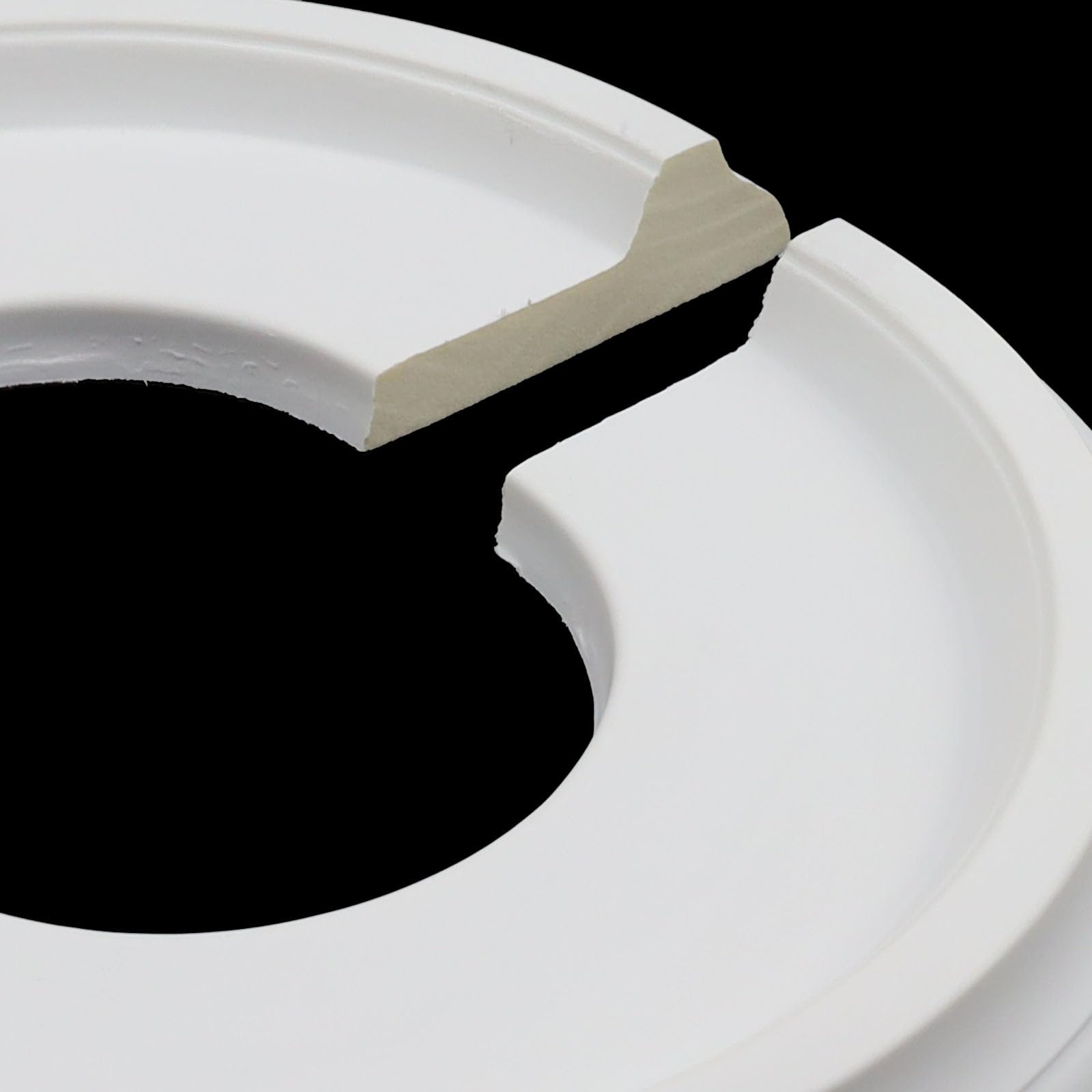 PU Ceiling Medallions - 2 Pack, 10 Inch -6 PU Ceiling Medallions - 2 Pack, 10 Inch -6