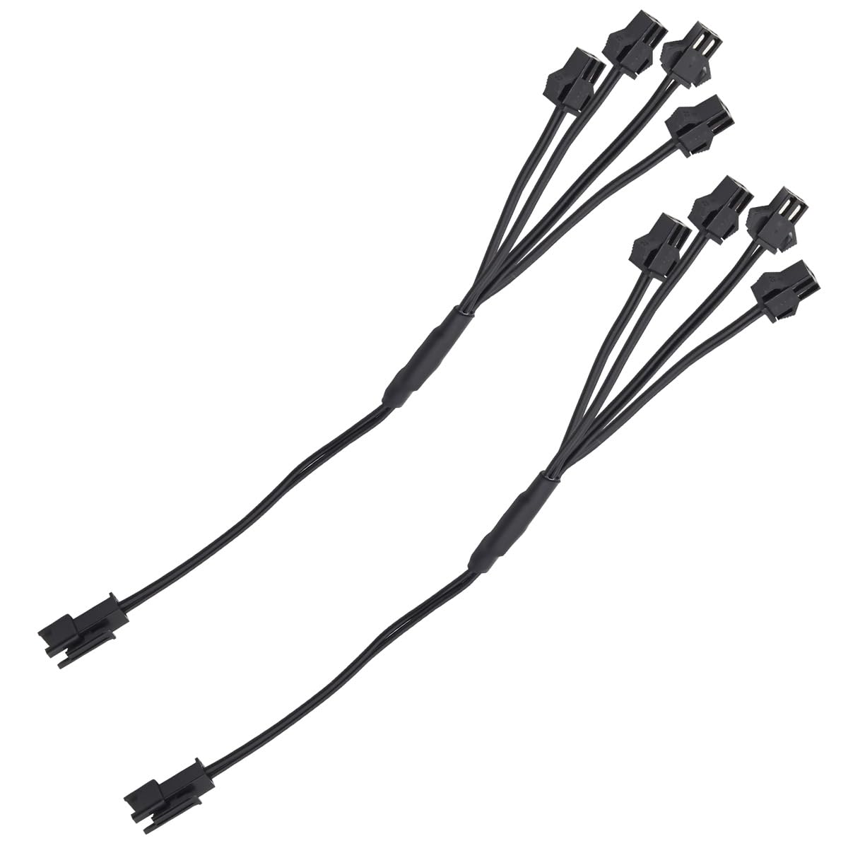 2 PCS EL Wire Splitter (1 Female to 6 Male)