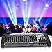DMX512 DJ Controller 384CH DMX Cotroller Use for Program Editing of Bar Club Live Lights Show Support 30 Banks 8 Scenes 24 Fixtures Stage Lighting Console