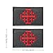 2 PCS Jerusalem Cross Crusader Jihad Patch Hook and Loop Time for Another Crusade Patches Embroidered Meme Tactical Morale Military Badge for Army Backpack Vest Bag Gym Helmets Clothes Hats Believers