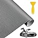 7D Film Autocollant Fibre, Carbone Film, Film Vinyle Autocollant,Étanche Autocollant de Voiture AdhéSif 152 * 30cm,DIY DéCoration pour Voiture,Ordinateur,Moto, Les Meubles, Smartphone