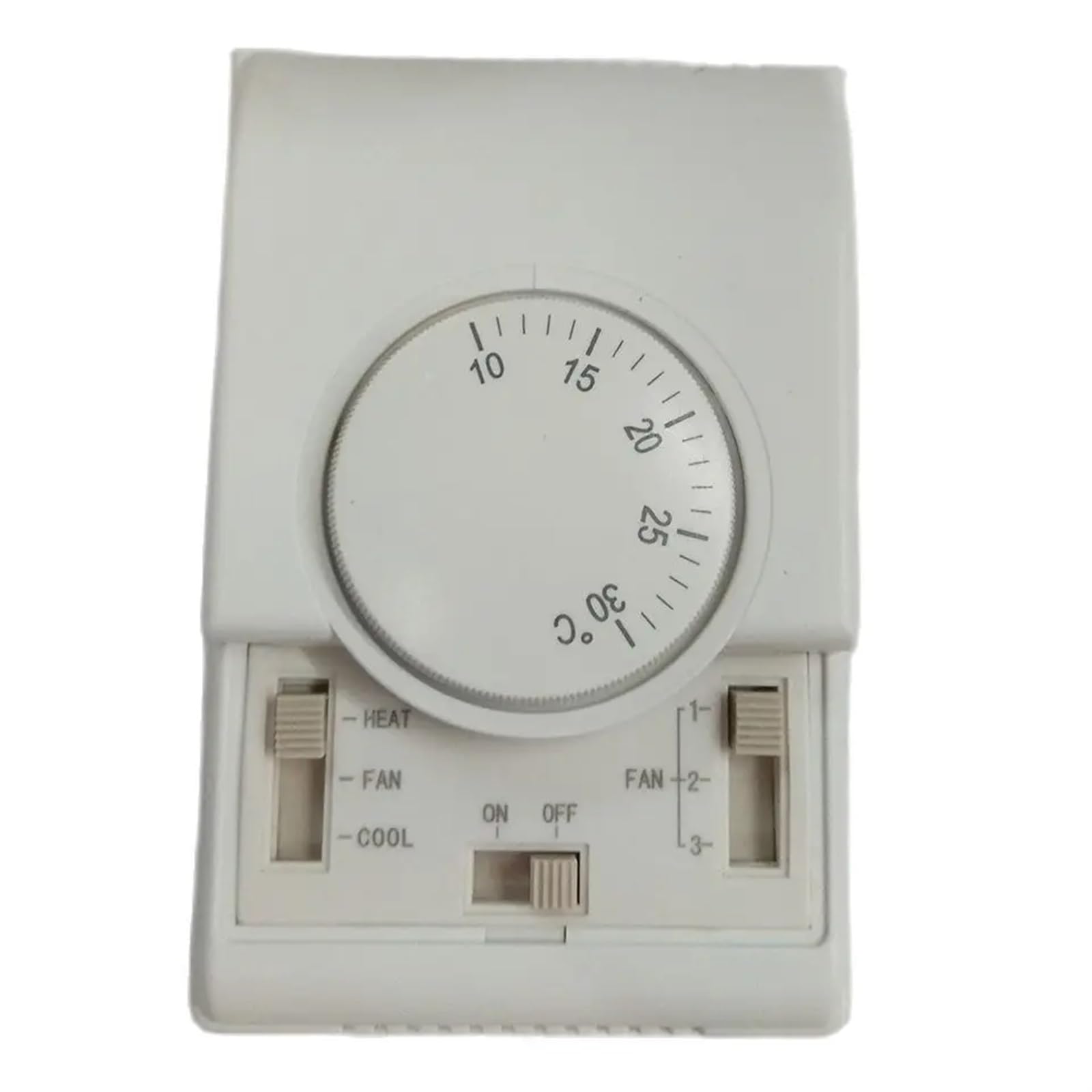 COKYIS Thermostat mécanique de pièce 220vac, climatiseur, Bobine de Ventilateur de Chaleur, contrôleur de température Chaud