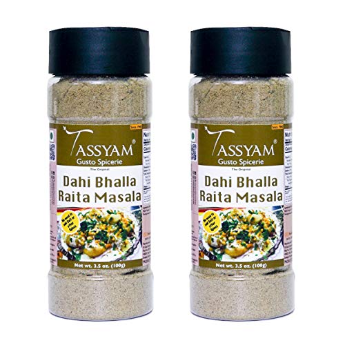 Tassyam Dahi Bhalla Raita Masala 200g (100g x2) | Dispenser Bottle, All Natural, Flavour Burst