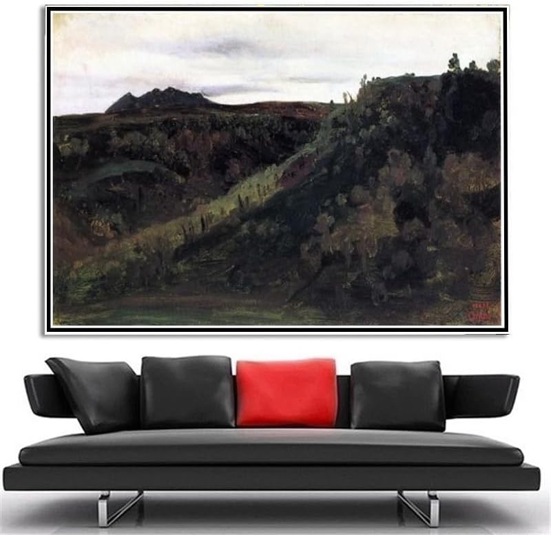 Miniatura 2 de Kits de pintura DIY para adultos Mount Soracte Painting por Camille Corot Arts Craft para decoración de pared del hogar