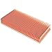 DIY Pure Copper Skiving Fin Heatsink 100x50x15mm/ 3.94x1.97x0.59 inches for Electronic Chip LED Cooling