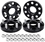 dynofit 5x4.5 20mm M12x1.5 64.1 Hubcentric Wheel Spacers for CR-V HR-V Element Crosstour Accord, 4pcs 5x114.3 Solid Wheels Spacer for RDX TLX CDX CSX ILX RSX TSX 5 Lug Rims and More