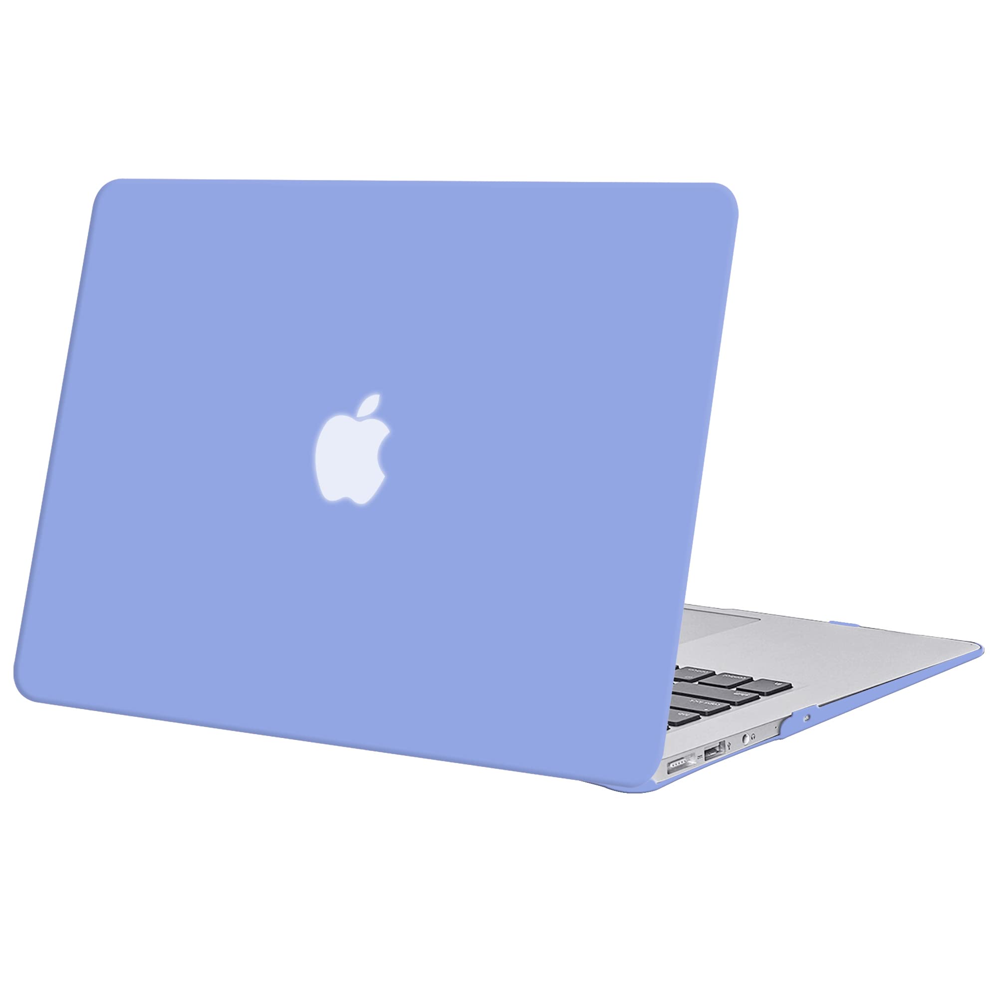 TECOOL Custodia MacBook Air 13 Pollici 2017-2010 (A1466 A1369), Case Cover Opaca Rigida Plastica Ultrasottile +Accessori Copritastiera Silicone per Mac Air A1466 A1369 13,3", Serenità Blu
