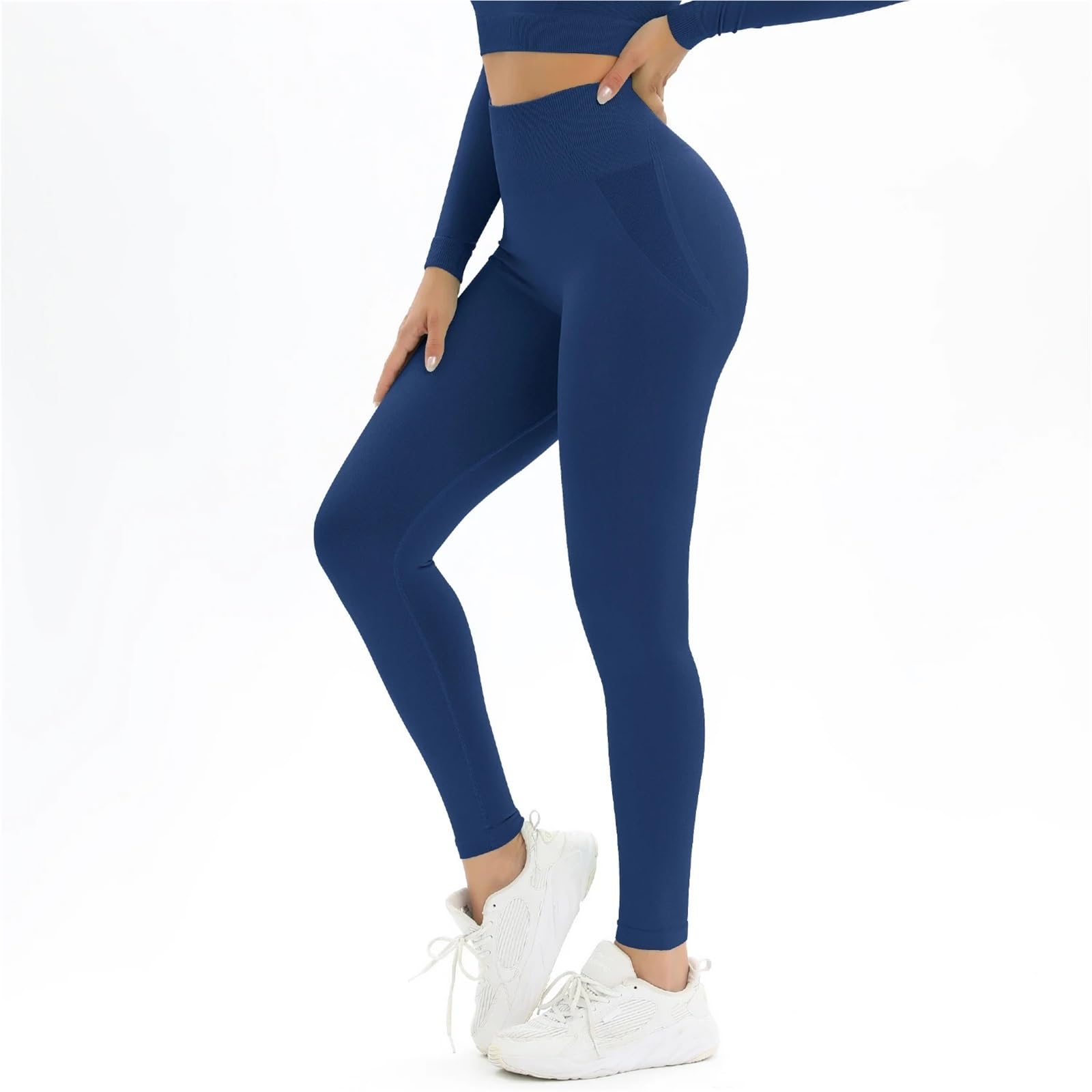 Leggings de yoga para mujer, color melocotón, para levantamiento de cadera, cintura alta, elásticos, pantalones de entrenamiento, gimnasio, correr, fitness