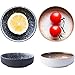 Mini Assiettes Rétro,4 Pièces Bols à Sauce Japonais en Céramique,Sushi Soja Bol de Trempage,Coupelles à Sauce en Céramique,Ronds Bols de Trempage pour Sauce,Sushis,Apéritif Snack(2 Couleurs)