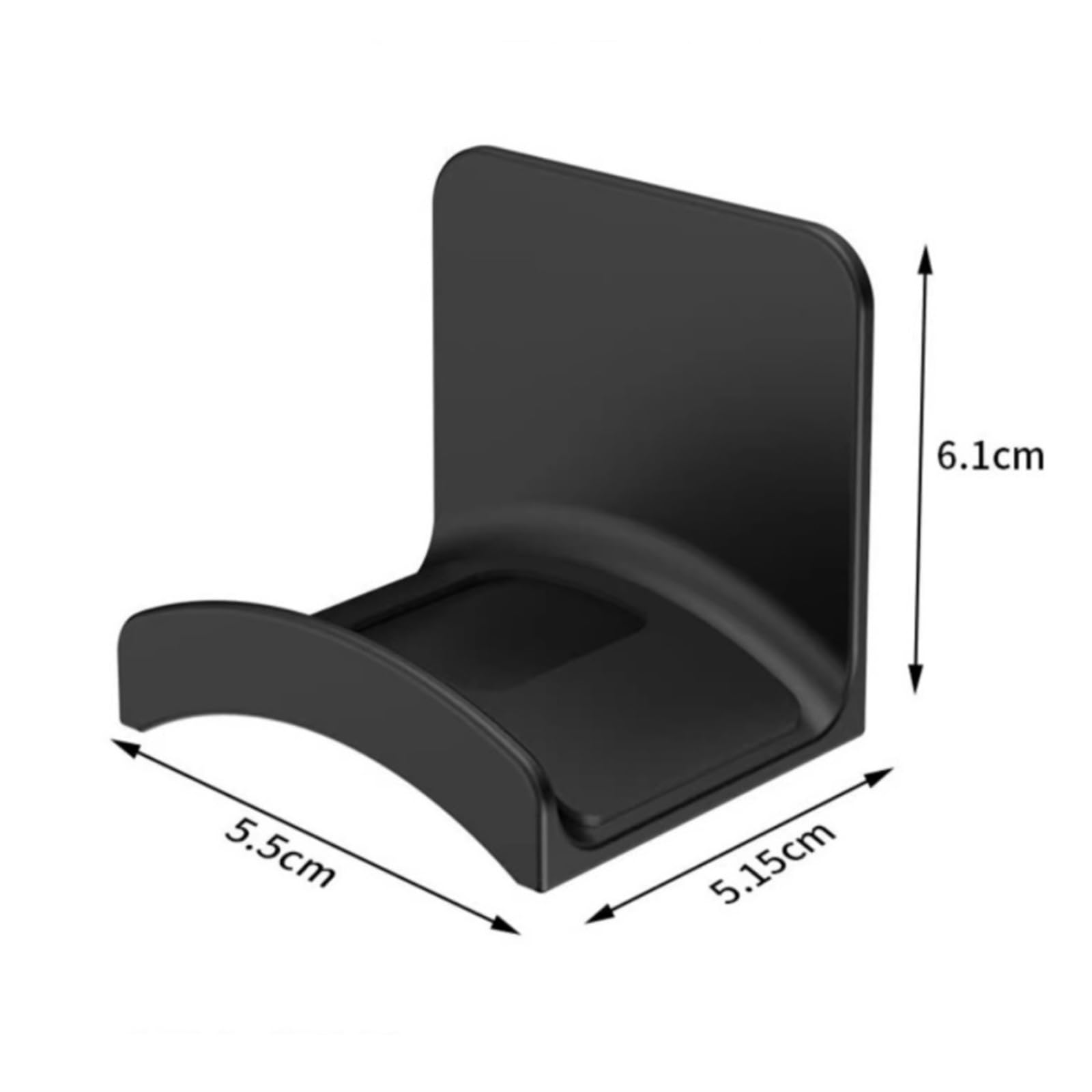 Gaming Accessori Gancio for Cuffie sotto Il Supporto for Cuffie da Scrivania sotto Il Tavolo Supporto Adesivo for Cuffie da Gioco Stand Over-Ear da Gioco(Black)