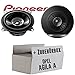 Produktbild Lautsprecher Boxen Pioneer TS-G1010F - 10cm Doppelkonus 100mm PKW KFZ Auto 190W Paar Einbausatz - Einbauset für Opel Agila A - JUST SOUND best choice for caraudio