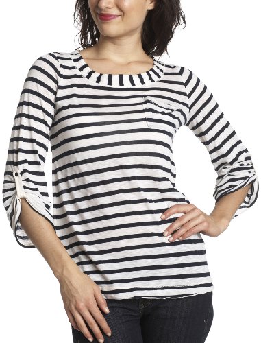 Splendid Women's Venice Slub 3/4 Sleeve Top,Mud,Small