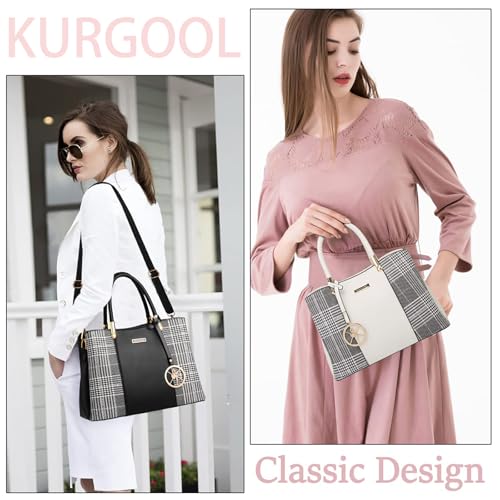 Image of KURGOOL Women Purses and Handbags Top Handle Satchel Shoulder Bags Messenger Tote Bag for Ladie