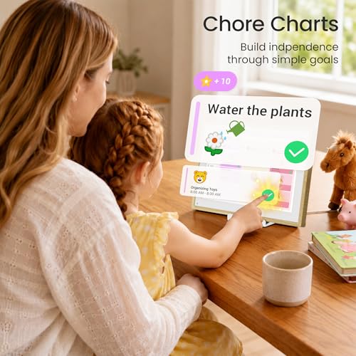 Image of Dragon Touch Digital Calendar 10 inch, Electronic Wall Calendar with Interactive Touch Screen, Smart Family /Home Gift for Schedule Reminders, Task Rewards, Chort Chart and Digital Picture Frame