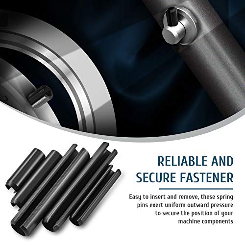 Zelcan CO-Z-MAS-R400-00 400Pc Roll Pin Set, M1.5 M2 M2.5 M3 M4 M5 M6 Slotted Metric Spring Pins In Various Lengths, Steel Split Expansion Pin Hardware Assortment Kit thumb #1