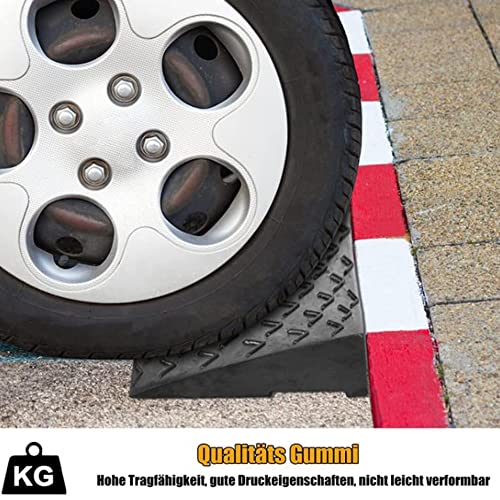 Rampa de borde resistente para entrada de autos 100cmx25cmx5cm miniatura 5