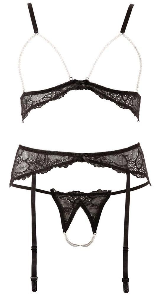 Abierta Fina Pearls Bra Set, Small