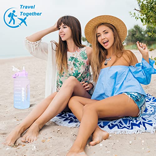 BuildLife Bottiglia d'acqua da 2,2 litri, con