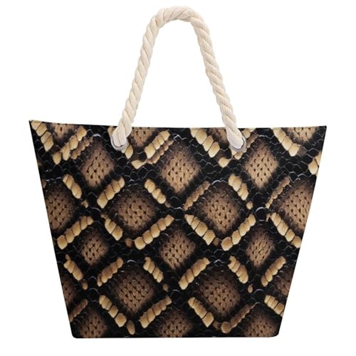 Portable Travel Tote Bag for Women Lightweight Grocery Shoulder Bags with Zipper Pocket Waterproof Handbag