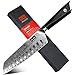 SHAN ZU Coltelli Santoku, Coltello da Cucina Damasco, Coltello Giapponese in Acciaio AUS10 Damasco 67 Piani, Maniglia Ergonomica G10, Lama affilata, Perfetta per Tagliare Verdure, Frutta e Carne