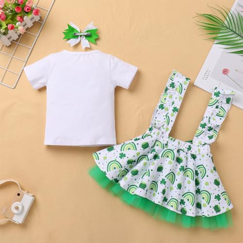 image for IBTOM CASTLE st patricks Day Baby Girl Outfit: Toddler Charming Leprec