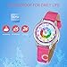 Imagen de KDM Relojes Niña Set Reloj de Pulsera Deportivo Impermeable Dibujos Animados para Chicas Niñas Relojes Cuarzo Analógico Moda Diseñador Elegantes Niños Rojo