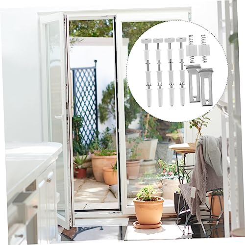 LIFKOME Kit de Herrajes para Puertas Plegables 16 Piezas con Pivote y Rodillo, Repuesto para Puertas de Acordeón y Clóset, Instalación Fácil, Ideal para Hogar y Oficina miniatura 4